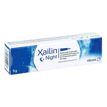 Xailin Night Lubricating Eye Ointment 5g Tube - Nighttime Dry Eye Relief