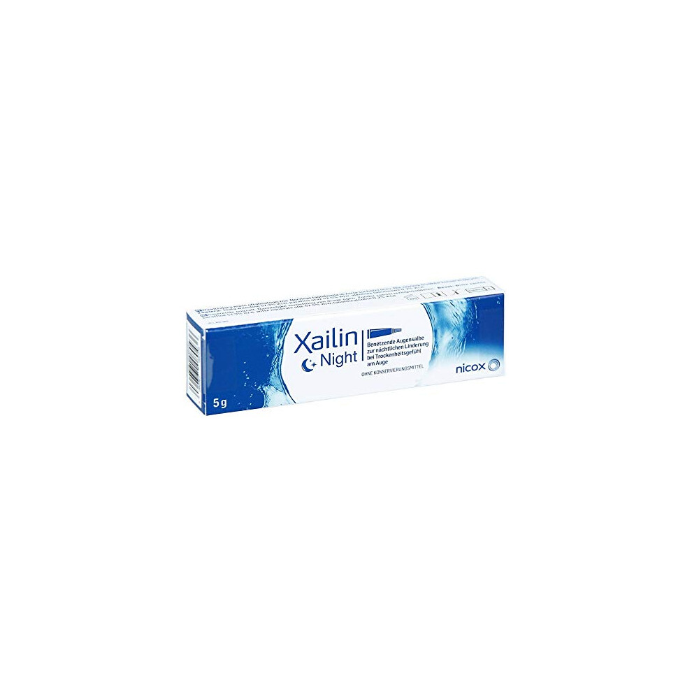 Xailin Night lubricating eye ointment 5g tube by Xailin