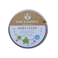 Raw Elements Baby & Kids SPF 30 Biologische zonnebrandcr?e Tin Non-Nano Zinkoxide Reef-Safe Cruelty-Free Gluten- en notenvrij Reiszonnebrandcr?e 3.0