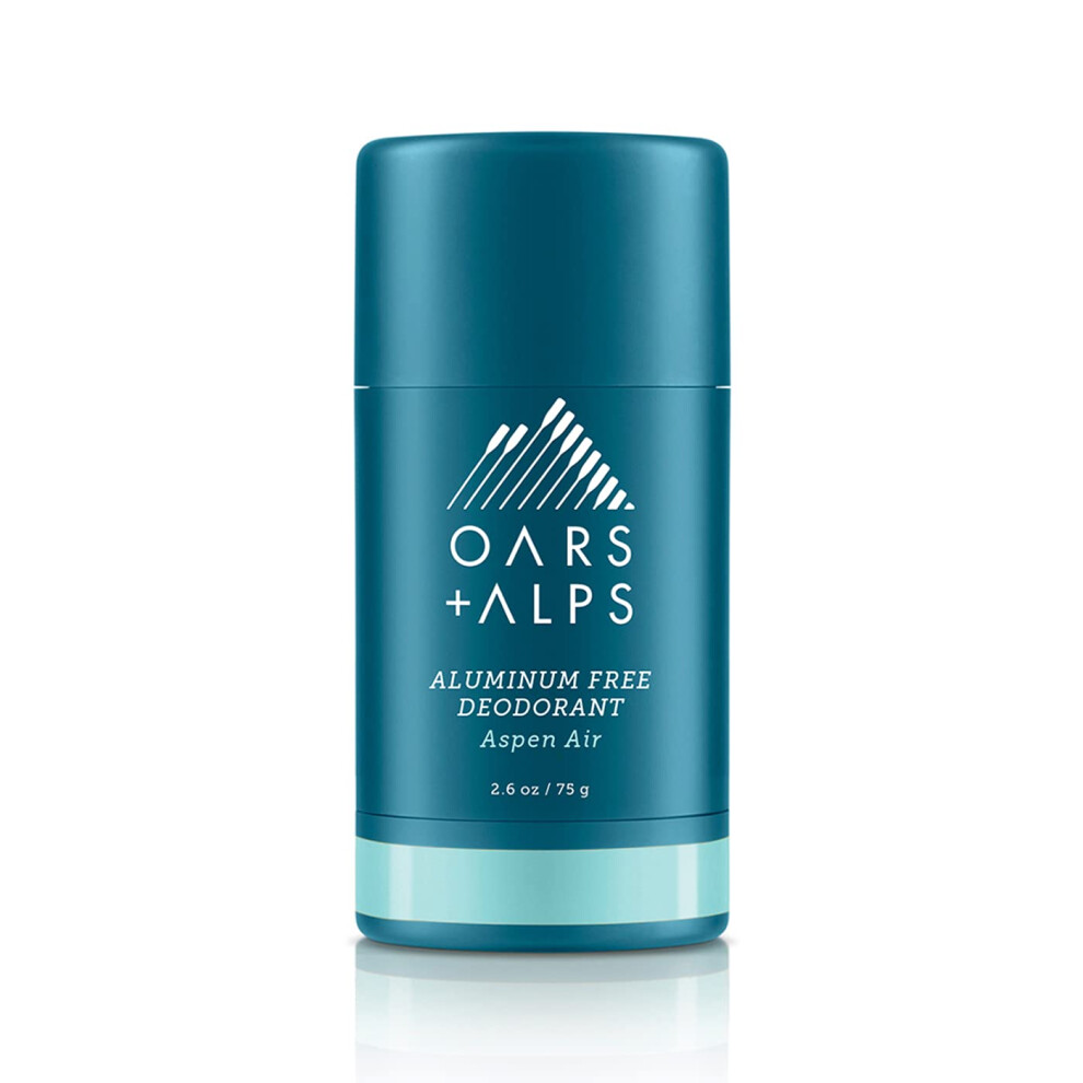 Oars + Alps Aluminum Free Deodorant for Men and Women, Dermatologist Tested and Made with clean Ingredients, Travel Size, Aspen Air, 1 Pack, 26 Oz