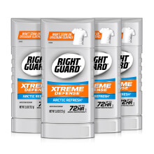 Right guard Xtreme Defense Antitranspirant Deodorant Invisible Solid Stick, Arctic Refresh, 26 ounce, 4 stuks (verpakking van 1)