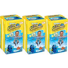 Huggies Little Swimmers Disposable Swim Diapers, X-Small (7lb-18lb.), (3 x 12 Pants)