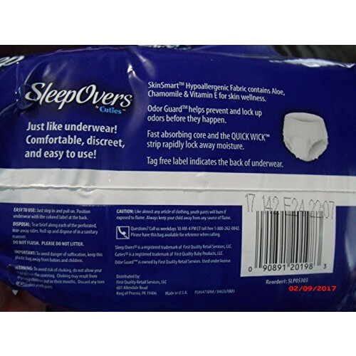 SleepOvers Νεανικά Παντελόνια X-Large, 85-140 lbs 1