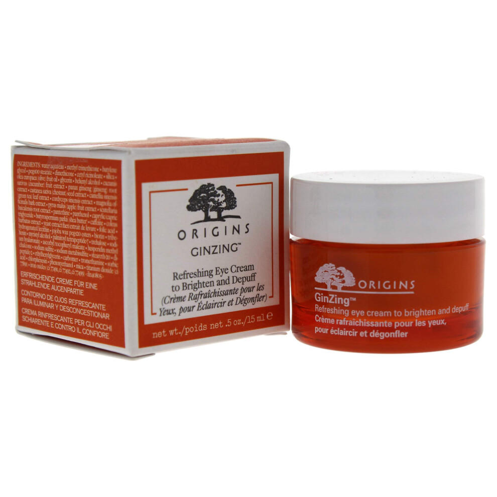 Origins ginzing Refreshing Eye cream To Brighten and Depuff for Unisex - 05 Oz Eye cream, 05 Ounce,I0080521