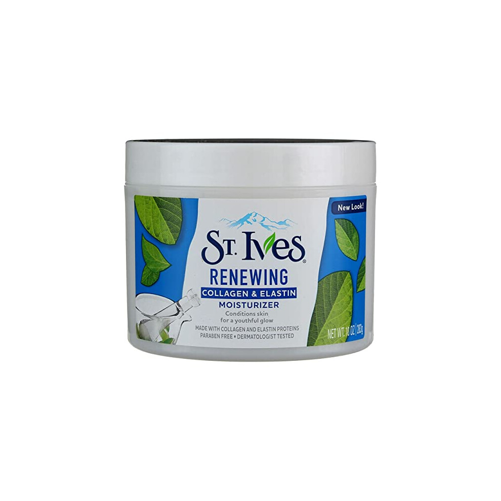 St. Ives Renewing Collagen & Elastin Moisturizer, 10 oz (Pack of 4)