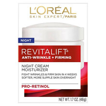 LOreal Paris, RevitaLift Anti-Wrinkle + Firming Night Cream Moisturizer 1.7 oz (Pack of 2)