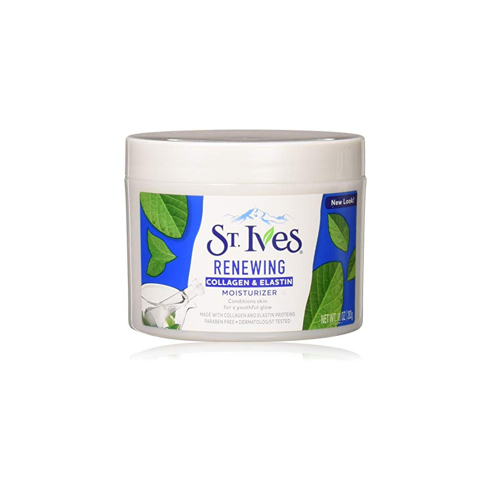 St. Ives Renewing Collagen & Elastin Moisturizer, 10 oz (Pack of 2)