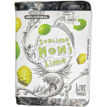 Sublime Noni Lime naturlig glycerin TVÅL Noni Spirulina Kukui