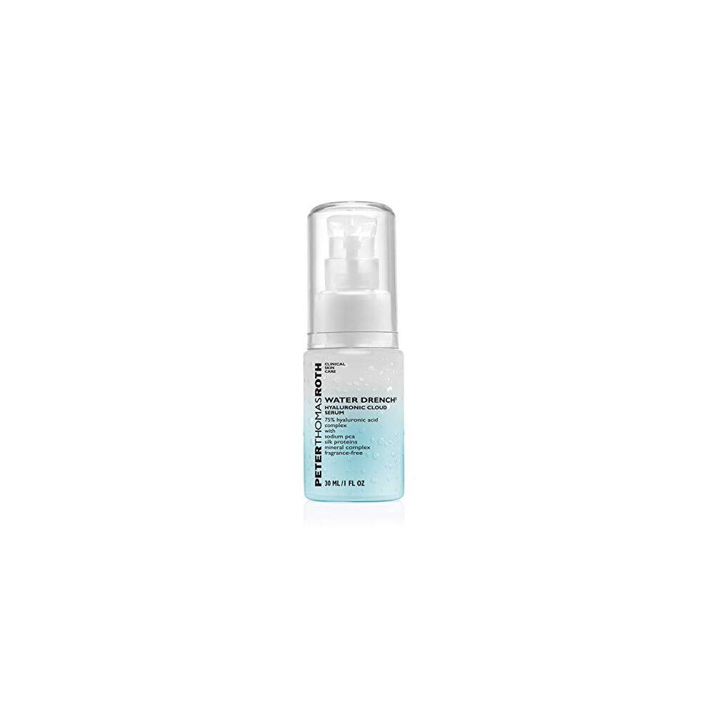 Peter Thomas Roth Water Drench Hyaluronic Liquid Gel Cloud Serum, Hyaluronic Acid Serum for Fine Lines and Uneven Texture , 1 Fl Oz (Pack of 1)