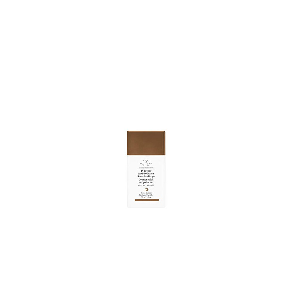 Drunk Elephant D-Bronzi Antipollution Sunshine Serum. Replenishing Face and Body Bronzing Serum for Fine Lines and Wrinkles (1 Ounce)