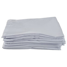 Draps de lit ECR4Kids, Taille Standard, Accessoires de Temps de Repos, Blanc, 12-Pack