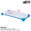 Draps de lit ECR4Kids, Taille Standard, Accessoires de Temps de Repos, Blanc, 12-Pack 2