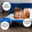 Draps de lit ECR4Kids, Taille Standard, Accessoires de Temps de Repos, Blanc, 12-Pack 3