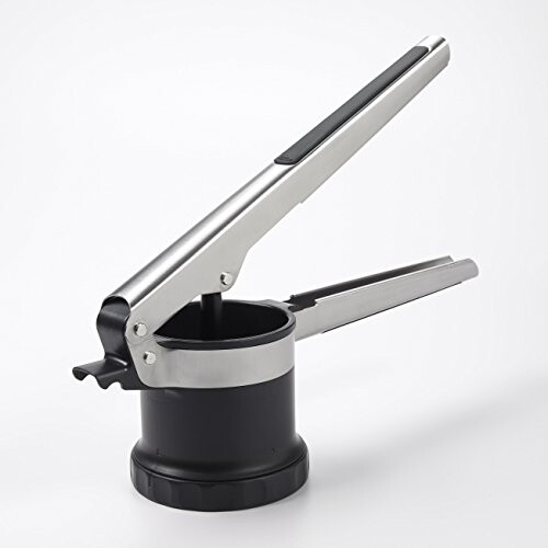 OXO OXO Good Grips 3 σε 1 Ρυθμιζόμενος Πότης Πατάτας, Μαύρος/Ασημί 2