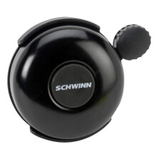 Schwinn Classic Black Bike Bell, Bicycle Accessories, Kids and Adult Bikes, Easy Installation, Loud Ringing Sound