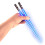 Chop Sabers Light Up LightSaber Chopsticks, Blue Pair 1