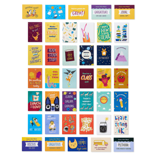 American Greetings Μίνι Κάρτες για Παιδιά, Σκέφτομαι Εσένα (40-Τεμάχια)