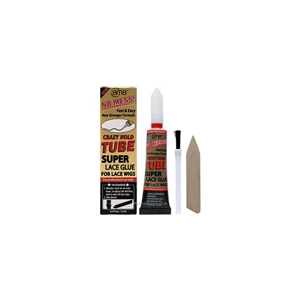 Cadiz - Bmb Records Uk - Plastic Head Uk Bmb Crazy Hold Tube Super Lace Wig Glue (0.4 Oz)