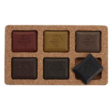 Art Graf Artist Water Soluble Tailors Chalk Set of 6 Beautiful Colors (in Cork Box), Earth Tone 6 Pc Set