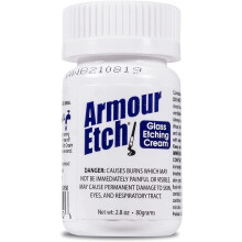 Crema para grabado en vidrio Armour, 2.8 onzas