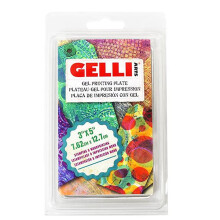 Gelli Arts trykplader Gel kunst trykplader Gelplade sortiment Fornybar rektangulr trykoverflade 3x5 tommer
