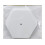 DRITZ 3232 PAPEL BASTELES HEXAGON HEXAGON (50 Count) branco 3