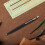 Parker Classic Matte Black Gold Trim Balpen 3