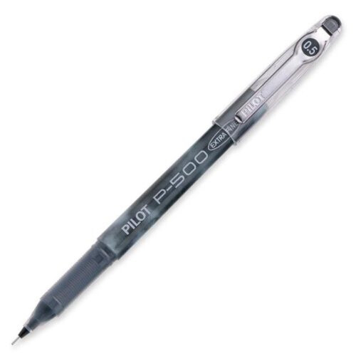 Pilot Pilot Precise P-500 Γραφίδες Gel Ink Rolling Ball, Πολύ Λεπτή Μύτη, Μαύρο Μελάνι, 6 Γραφίδες 1