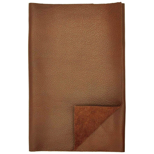 Couca de couro de palheta - peles de vaca (12 x 24 polegadas de 2 p   s quadrados marrom)