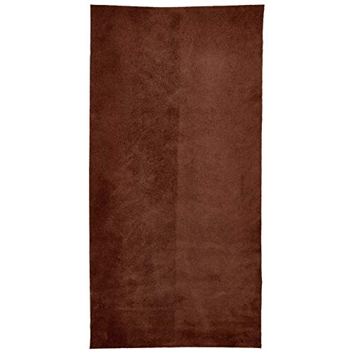 Couca de couro de palheta - peles de vaca (12 x 24 polegadas de 2 p   s quadrados marrom) 2