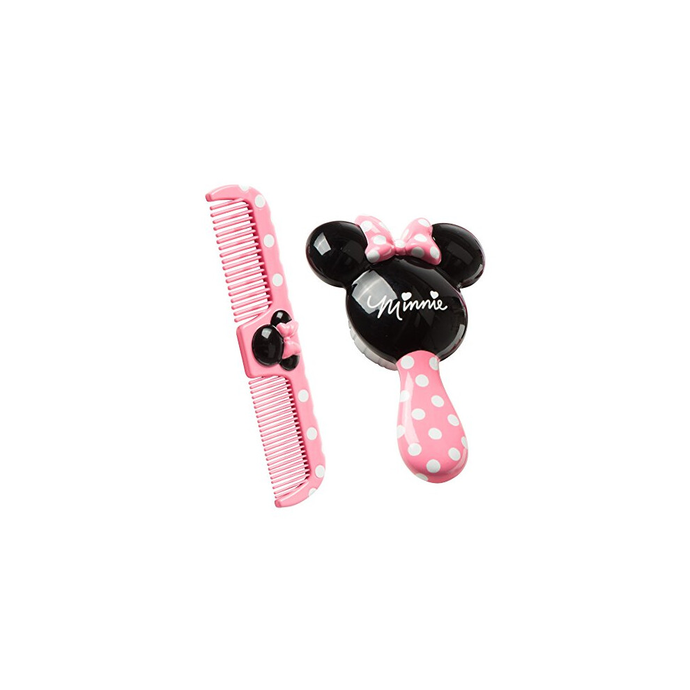 Disney Baby Minnie Hair Brush and Wide Tooth Comb Set