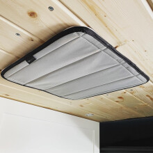 VanEssential magnetiskt isolerad takventil Solskydd f?r MaxxAir Fan Fantastic Fan 16,5"""" x 16,5"""" (COOL GREY)