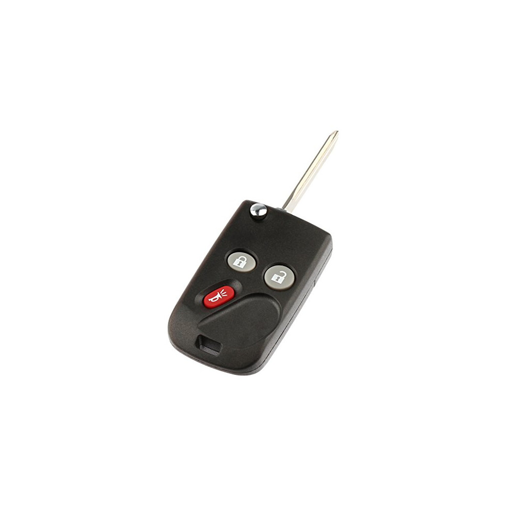 Flip Key Fob Remote Fits Buick Rainier / Chevy Trailblazer / Gmc Envoy / Isuzu Ascender / Oldsmobile Bravada (15008008) 630591319511