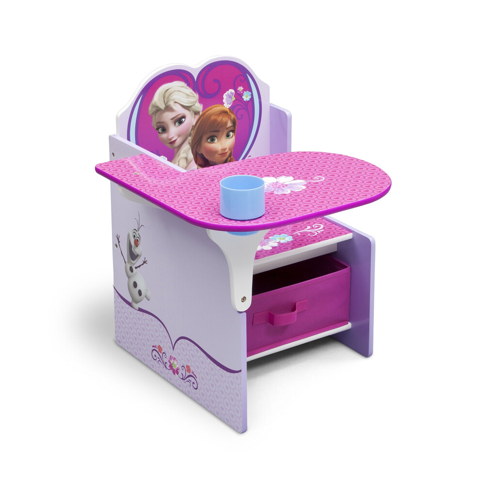 Chaise Bureau Delta Children avec Bac de Rangement, Disney Frozen - Mobilier Enfant Color? et Pratique
