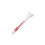 Sistema de Tee Profissional Pride, Tees de Golfe Shortee de 2-1/8 Polegadas - Pacote com 120 (Vermelho em Branco) 2