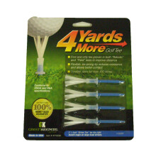 Greenkeepers 4 More Yards Golf-Tees (4 Stck, 3 1/4 Zoll, blau), neu