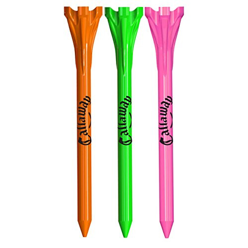 Callaway Performance 2,75 Plastic Golf Tees Neon Mix 30 Pack