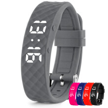 Tabtime Vibrating Alarm Reminder Watch (Grey) - with up to 10 Personal Alarms or Pill Reminders per Day