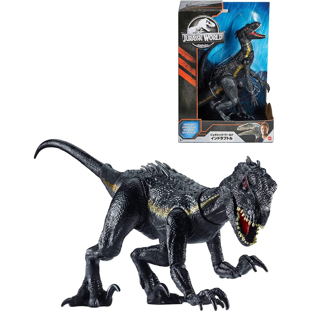 Wwe Jurassic World Fallen Kingdom Indoraptor Dinosaur Action Figure With Movable Joints, Toy Gift