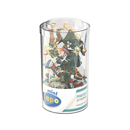 Giocattolo Papo Mini Tub: Pirati e Corsari, 12 pezzi