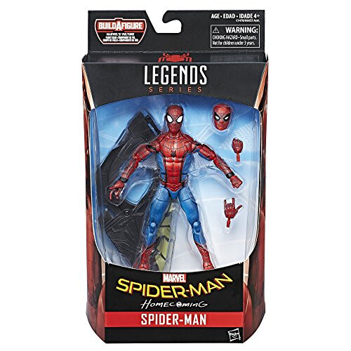 Marvel Figura de Ação Spider-Man Marvel Legends Homecoming (Construa o Equipamento de Voo do Vulture), 6 Polegadas 1