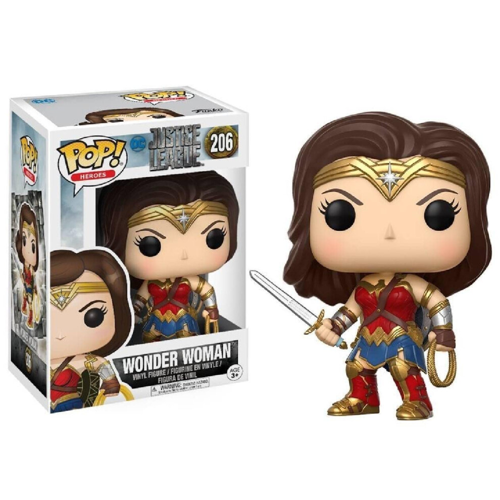 Funko POP! Movies: DC Justice League - Wonder Woman Toy Figure