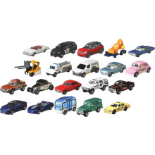 Set di 20 Auto o Camion Matchbox, Varietà di Veicoli Die-Cast in Scala 1:64
