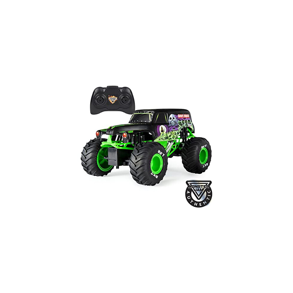 Monster Jam, Official Grave Digger Remote Control Truck 1:15 Scale, 2.4GHz