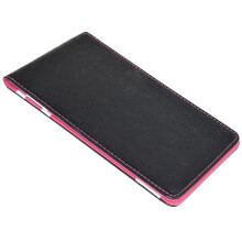 ON PAR Premium Crocodile Golf Scorecard Holder - Black/Pink