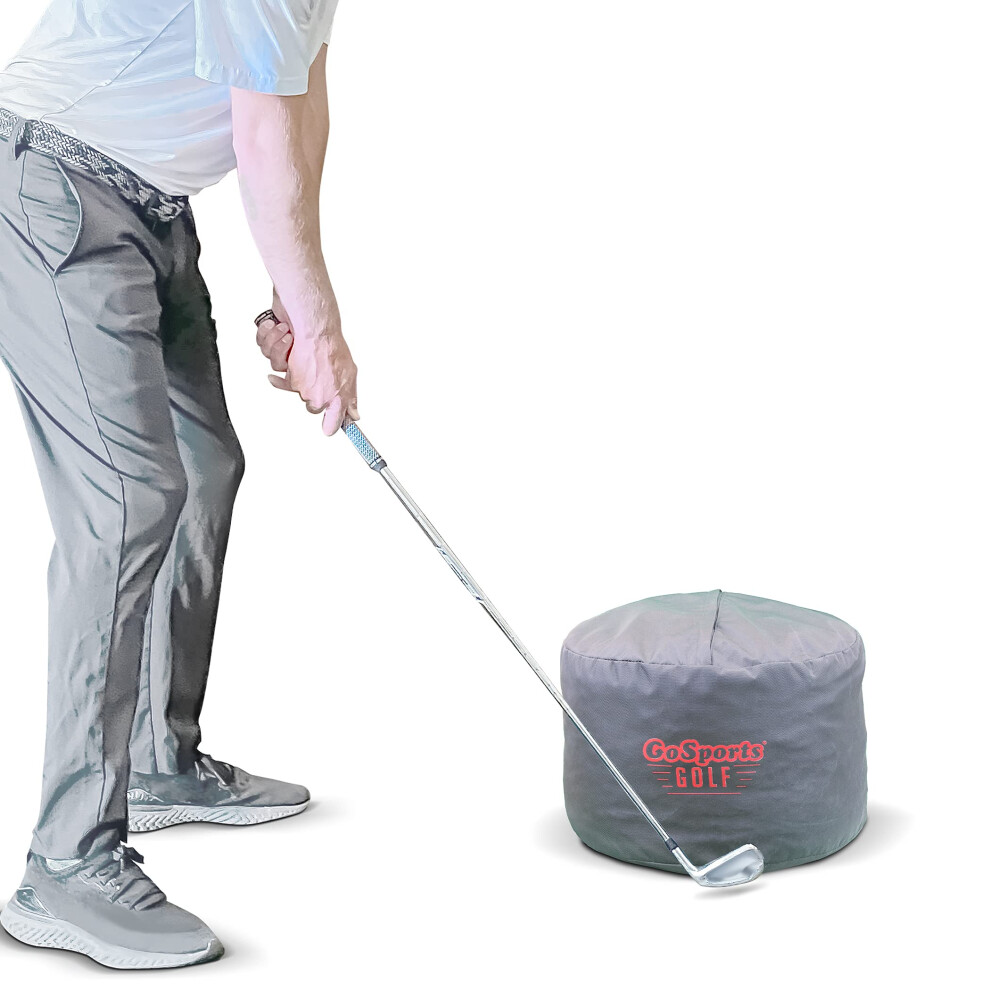 goSports Fillable golf Swing Bag, Impact Position Trainer - Master Proper club and Hand Position at Impact, great for All Skill Levels