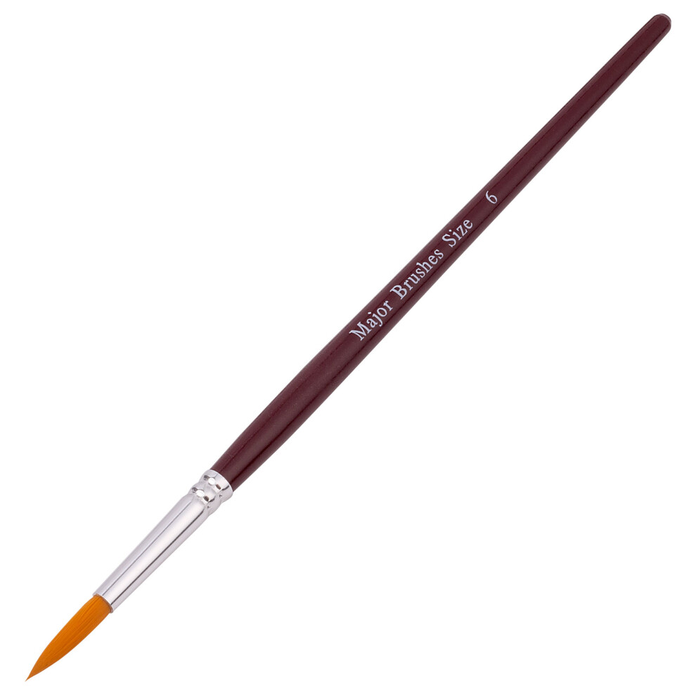 Major Brushes Sable Substitute Brush, Pack - Size 10