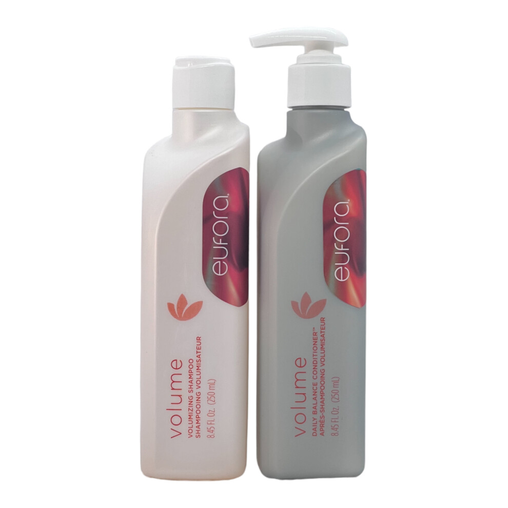 Eufora Volume Volumizing Shampoo & Daily Balance Conditioner 8.45 Oz Set