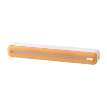 (Yellow) Wrap Kitchen Food Holder Wrap Dispenser Cling Film Dispenser Tin Foil Cutter