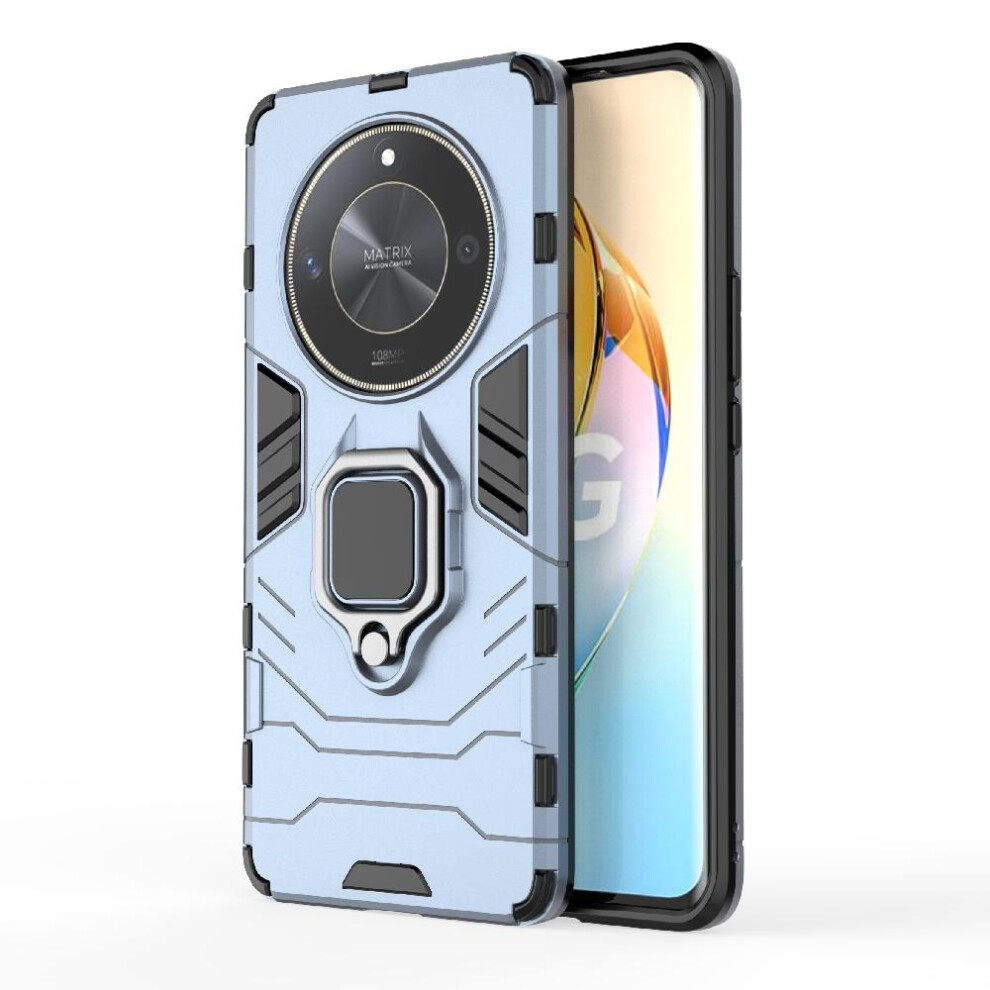 ( ) Case For Honor Magic 6 Lite Shockproof Cover Military Drop Protection 360Rotating Ring Kickstand Gray 764762724498